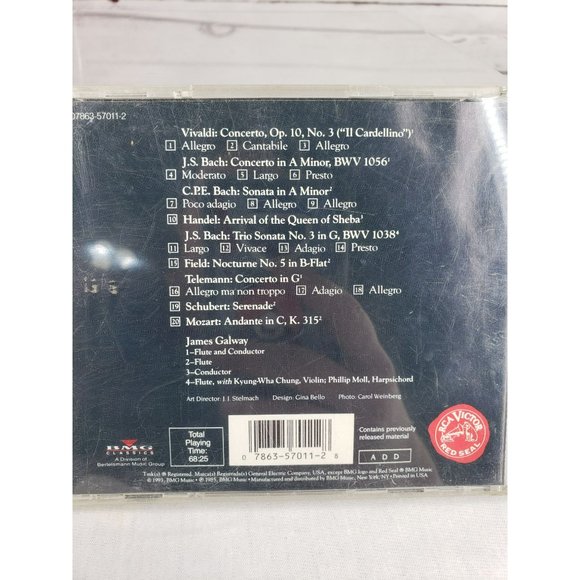 The Classical James Galway - Audio CD By J. S. Bach - VERY GOOD - Picture 4 of 5